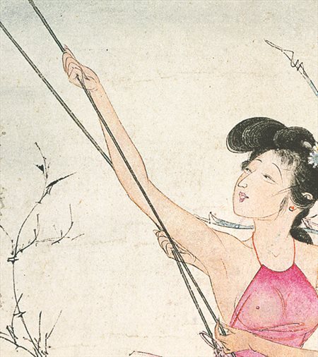井冈山-胡也佛的仕女画和最知名的金瓶梅秘戏图